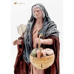 Pastora con cesta 